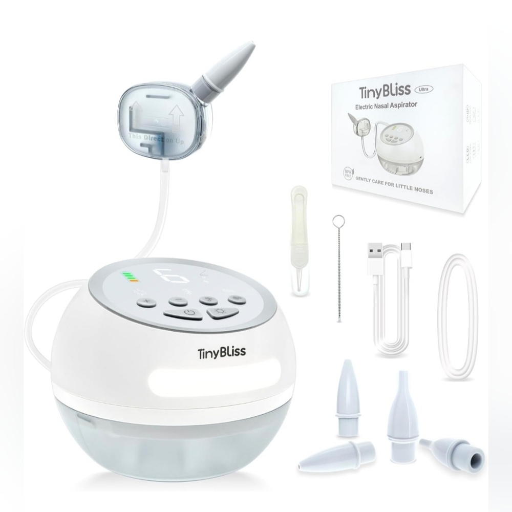NEW Baby Nasal Aspirator, 75kpa Poweful Suction, High Flow Electric Nose Suction